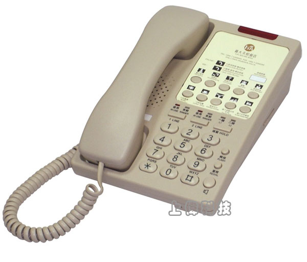RS-6022 雙線式飯店客房用型電話單機