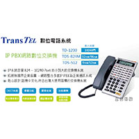 TDS-1200 TransTEL IP PABX 數位網絡交換機系統-sunwe電信網通