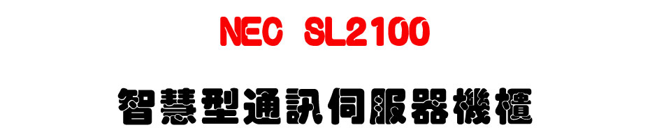 NEC SL2100 ���z���q�T���A�����d�U���~�`���t�ΡU�W�����