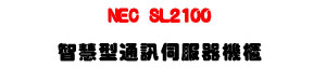 NEC SL2100 ���z���q�T���A�����d�U���~�`���t�ΡU�W�����
