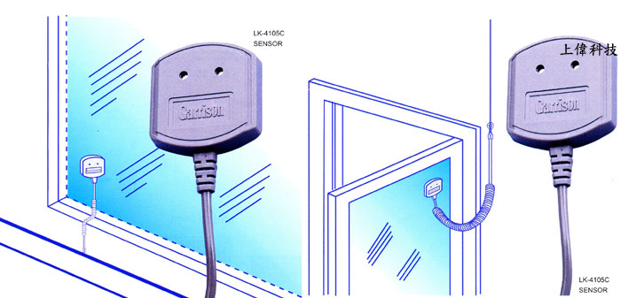 LK-4105C 電子式玻璃破碎偵測器