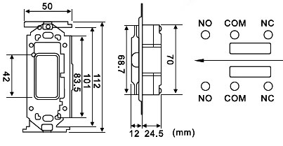 LK-4500A-Garrison㦩}-콦\O-XI : NONC (1A/125VAC)'@թΤGտW߱IAit'㭱OO@} (TAMPER SWITCH),ѤWޱM~P']ƫOT'תA,߹q02-22267567(N)ѱMHA