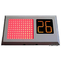 LK-1045 Garrison 平板双色LED红绿灯箱含倒数计秒显示器-sunwe安全防盗