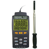 TM-4001 热线式风速计 (风速+风量+99记录+温度)-sunwe精密仪器