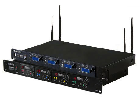 CHIAYO 嘉友 QR-4000 UHF 四頻道自動選訊模組式無線麥克風系統 100 頻點 PLL 數位鎖定