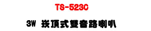 TS-523C �r������������z 3W�U6.5�T������]�p�U�W�����
