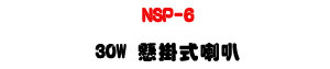 NSP-6 30W �a������z�UEN54-24�{�ҡϼe���V���W�����U�W�����