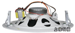 CSL-810T SHOW PA廣播用崁頂式喇叭-鐵質烤漆白色圓型面蓋
