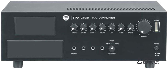 TPA-240M SHOW模組式公共廣播擴音機-240W輸出功率