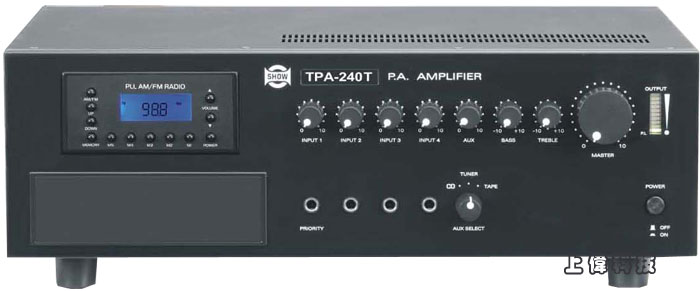 TPA-120T SHOW模組式公共廣播擴音機-120W輸出功率內建數位收音機