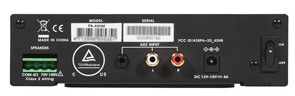 PA-40HM Class-D �s�����X����-�W�����www.sunwe.com.tw