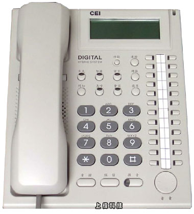 DT-8860A 萬國 CEI 24鍵背光顯示型數位話機,由上偉科技專業銷售'工程安裝'維修服務,洽詢電話02-22267567(代表號)由專人服務