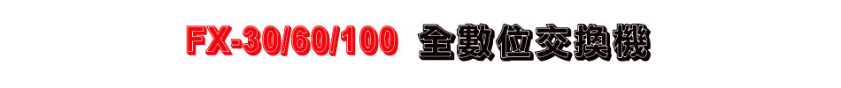 FX-30/60/100 UƦ洫