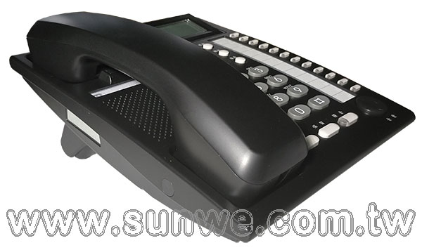 DT-8850A (黑) 萬國 CEI 12鍵背光顯示型數位話機-上偉科技www.sunwe.com.tw