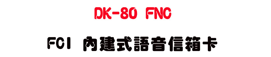 DK-80 FNC FCI ���ئ��y���H�c�d-sunwe�W����޹q�H���q