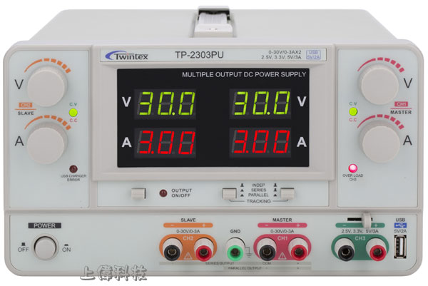 TP-2000PU系列線性雙輸出直流電源供應器-上偉科技www.sunwe.com.tw