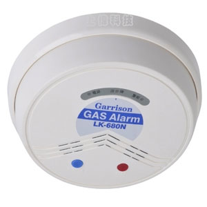 LK-680N 瓦斯洩漏蜂鳴警報器-吸頂式-電源110/220VAC,12VDC'消耗功率待機時約1W,警報時約2W'檢知方式金屬氧化物半導體式'測試方式每月定期以紅色測試鍵(TEST)測試'警報設定範圍1/10~1/4 L.E.L. (瓦斯氣爆低限) 符合UL1484規定'警報方式蜂鳴器 (自動複歸), 紅色LED閃爍,乾接點NO/NC或 0-6-12V 輸出'反應時間20秒鐘內,由上偉科技專業銷售'設備保固'維修服務,洽詢電話02-22267567(代表號)由專人服務