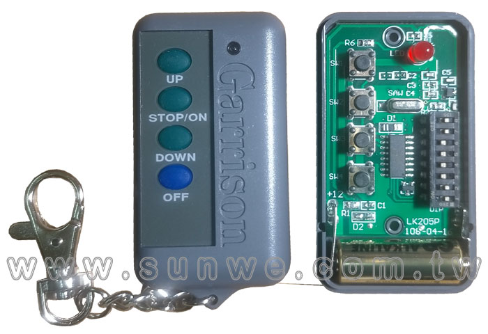 LK-101R 電動捲門遙控器-上偉科技www.sunwe.com.tw