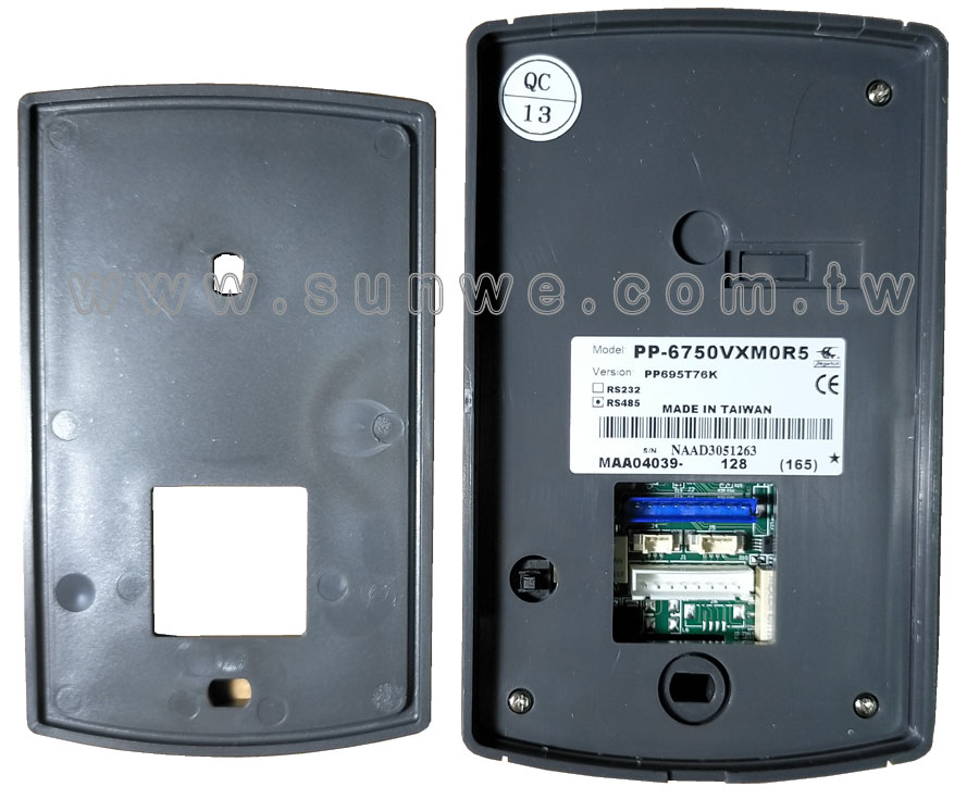 PP-6750V 智慧連線型多功能門禁考勤感應式讀卡機-上偉科技www.sunwe.com.tw