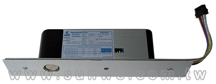 DA-64A/D 磁簧式陽極電鎖-上偉科技www.sunwe.com.tw