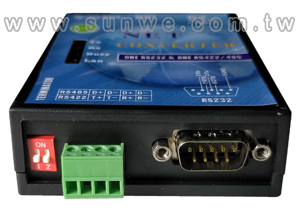 ST-IP100A-TCP/IP轉RS485/422/232通訊轉換器-上偉科技www.sunwe.com.tw