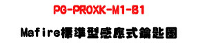 PG-PROXK-M1-B1 Mifare �зǫ��P�����_�Ͱ�U13.56MHz RFID�����_�Ͱ�U�W�����