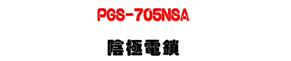 PGS-705NSA 陰極電鎖(搭配斜型鎖舌,無修飾外蓋,送電時釋放)-上偉科技www.sunwe.com.tw