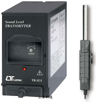 TR-SLT1A4噪音(音量)傳送器-測量範圍 : 30 ~ 80dB , 50 ~ 100dB , 80 ~130dB三種測量範圍供選擇'輸出 : 直流 4 ~ 20mA'附噪音感應器一只'工作電壓 : AC90V ~ 264V ( 50/60HZ )'外部調整 : 96dB校正調整,由上偉科技專業銷售'工程安裝'維修服務,洽詢電話02-22267567(代表號)由專人服務