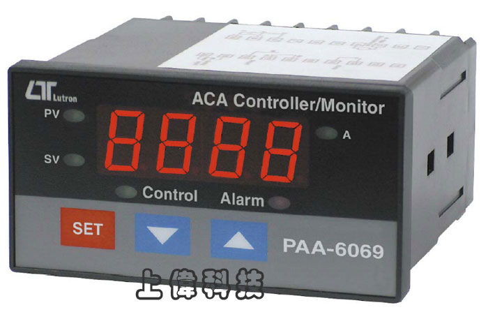 PAA-6069 交流電流控制顯示錶-測量範圍(不外接 CT 時):交流電流 : 0 to 10.00 A, 40 to 400 Hz'電流輸入可外接 CT . CT100A/5A 或 CT1000A/5A'上限或下限範圍設定及警報設定功能'上限或下限設定及警報設定繼電器輸出'工作電源:AC90 ~ 264V (50/60HZ) RS-232 / USB 連接介面,由上偉科技專業銷售'工程安裝'維修服務,洽詢電話02-22267567(代表號)由專人服務