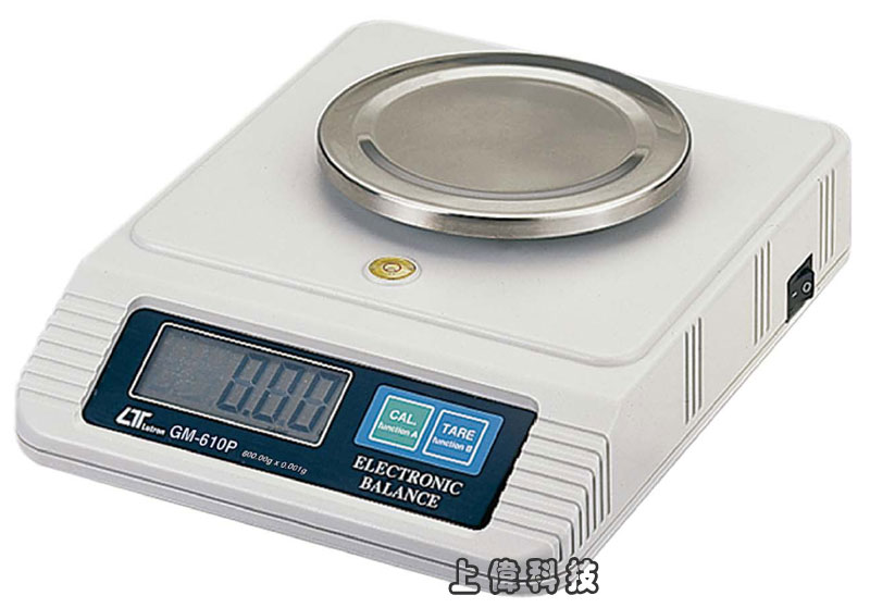 GM-610P精密型磅秤-秤量範圍 : 0.10~600.00公克x0.001公克'解析度 : 0.01公克'精確度 : ±0.05%'具有自我校正功能/計數功能'RS-232/USB 連接介面,由上偉科技專業銷售'工程安裝'維修服務,洽詢電話02-22267567(代表號)由專人服務