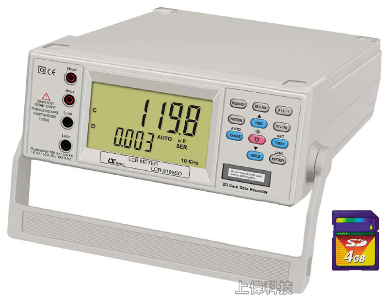 LCR-9185SD 記憶式桌上 LCR 錶-上偉科技www.sunwe.com.tw