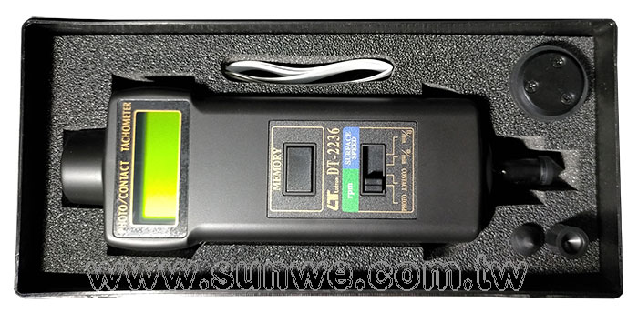 DT-2236 光電/接觸兩用轉速計-上偉科技www.sunwe.com.tw