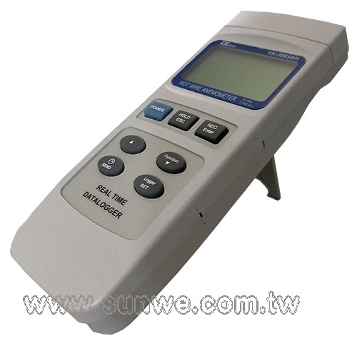 YK-2005AH 記憶式熱線風速/風量/溫度計-上偉科技www.sunwe.com.tw