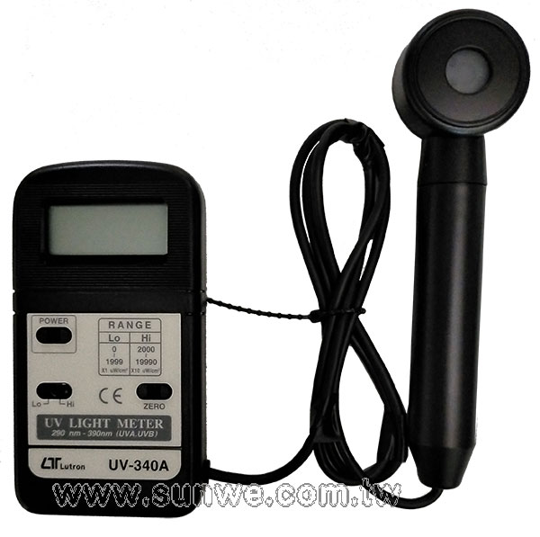UV-340A 紫外線光強度計-上偉科技www.sunwe.com.tw