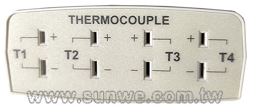 TM-947SD 記憶式四視窗溫度計-上偉科技www.sunwe.com.tw
