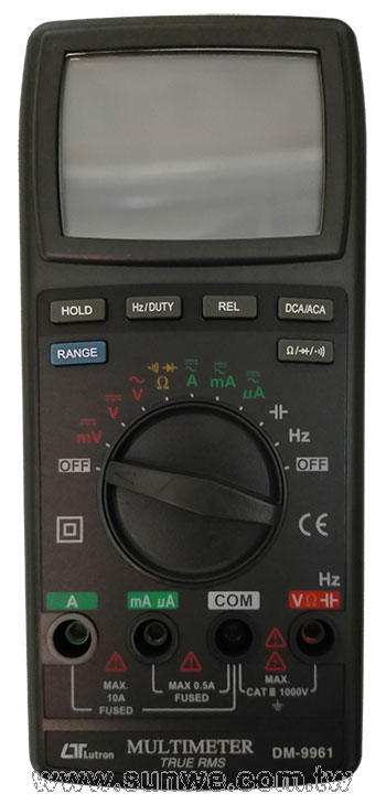 DM-9961 多功能自動換檔電錶-上偉科技www.sunwe.com.tw