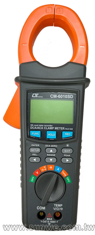 CM-6010SD 記憶式交直流鉤錶-上偉科技www.sunwe.com.tw