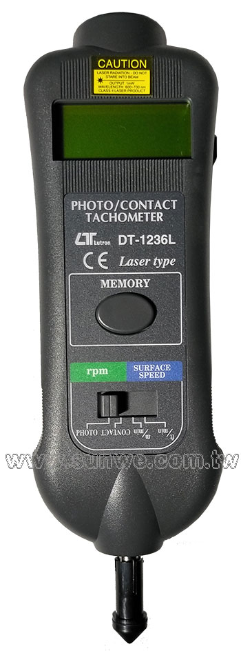 DT-1236L 雷射光電/接觸兩用轉速計-上偉科技www.sunwe.com.tw