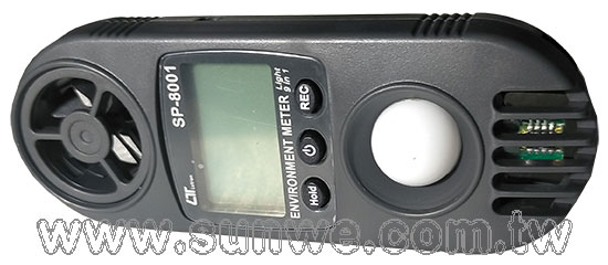 SP-8001 九合一記憶溫溼度測量儀-上偉科技www.sunwe.com.tw