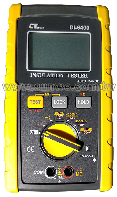 DI-6400 絕緣阻抗測試器(高阻計)-上偉科技www.sunwe.com.tw