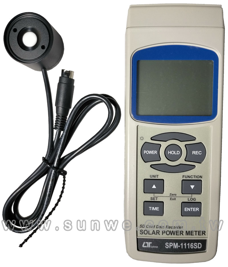 SPM-1116SD 記憶式太陽能功率計-上偉科技www.sunwe.com.tw