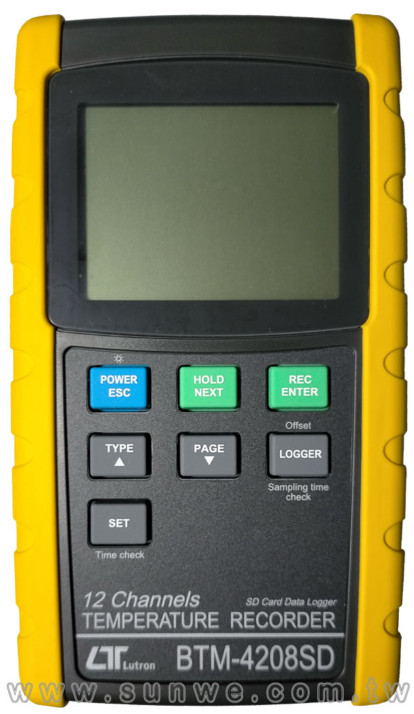 BTM-4208SD 12點記憶溫度計-上偉科技www.sunwe.com.tw