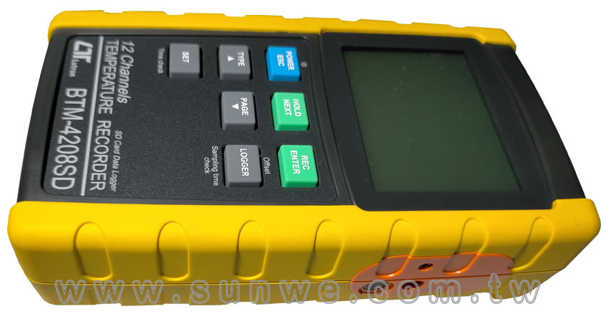 BTM-4208SD 12點記憶溫度計-上偉科技www.sunwe.com.tw