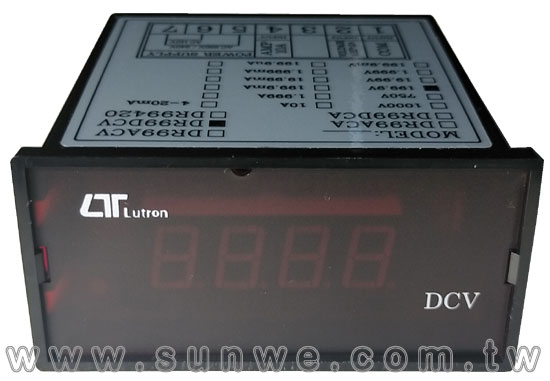 DR-99DCV 直流電壓錶頭-上偉科技www.sunwe.com.tw