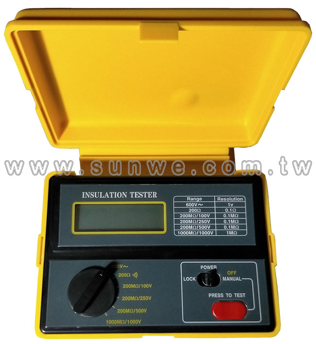 DI-6300 絕緣阻抗測試器-上偉科技www.sunwe.com.tw