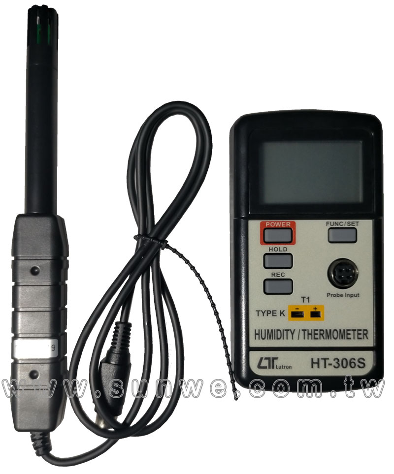 HT-306S 溫溼度計-上偉科技www.sunwe.com.tw