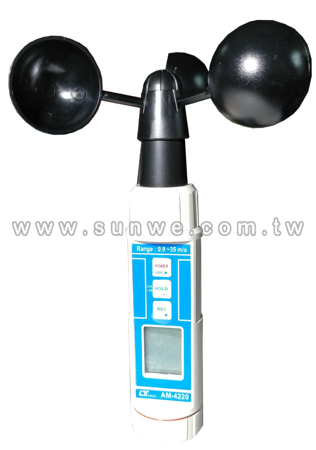 AM-4220 杯式型風速計-上偉科技www.sunwe.com.tw