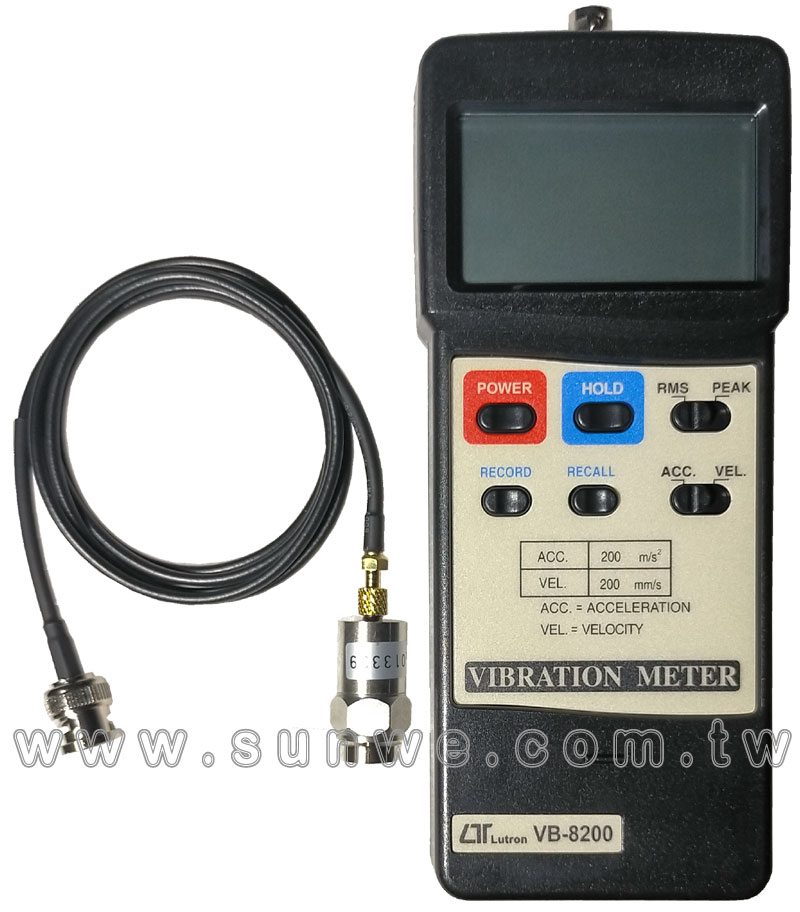 VB-8200 振動計-上偉科技www.sunwe.com.tw
