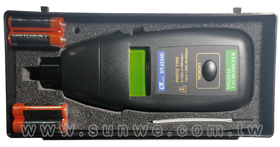 DT-2234B 光電轉速計-上偉科技www.sunwe.com.tw