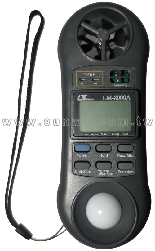 LM-8000 風速、照度、溫溼度計-上偉科技www.sunwe.com.tw